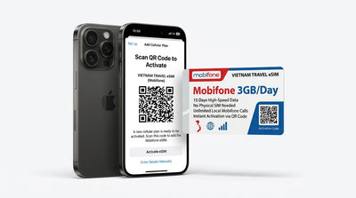 Mobifone eSIM Vietnam  – 3GB/Day High-Speed Data