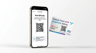 Vinaphone eSIM Vietnam – 3GB/Day High-Speed Data